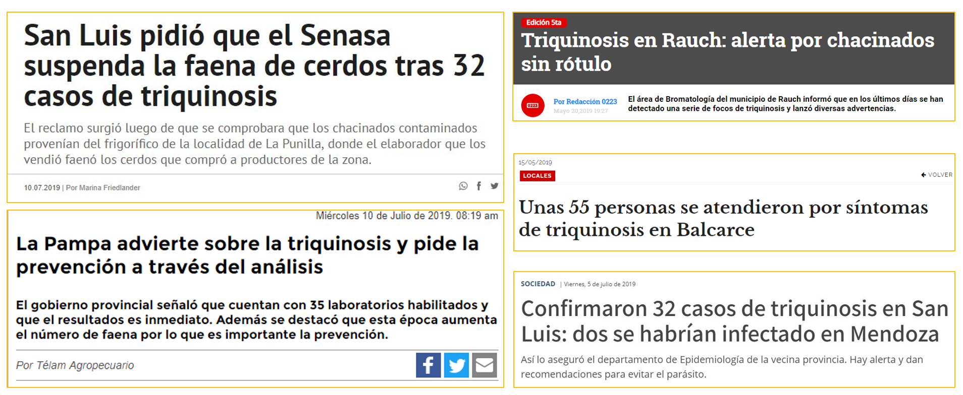 Triquinosis - Noticias que preocupan
